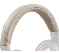 SOULWIT Copri Archetto in Pelle Proteica per Plantronics BackBeat Pro 1/2, Voyager 8200 UC Cuffie, Parte di Ricambio per la Riparazione del Cuscinetto della Fascia per la Testa - Beige