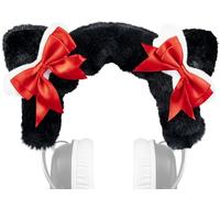 SOULWIT Copri Archetto Protettivo per HyperX Cloud 1/2/2 Core/3/3S/Alpha/Alpha S/Core/CloudX Cuffie da gioco, Parte decorativa della Fascia Headband Band - Nero