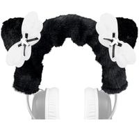 SOULWIT Copri Archetto Protettivo per HyperX Cloud 1/2/2 Core/3/3S/Alpha/Alpha S/Core/CloudX Cuffie da gioco, Parte decorativa della Fascia Headband Band - Croce Argento