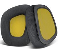 SOULWIT Cuscinetti Auricolari a Rete Gialli per Corsair Void (Pro) - Nero