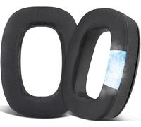 SOULWIT Cuscinetti Auricolari di Ricambio Cooling-Gel per Cuffie Beyerdynamic DT100/DT102/DT108/DT109/DT150/DT190, Cuscini Auricolari con Tessuto in Seta Ghiacciata-Nero
