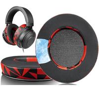 SOULWIT Cuscinetti Auricolari di Ricambio in Gel Refrigerante, per Razer Kraken 2019/Tournament Edition/Ultimate/Kitty,Cuscinetti Auricolari per Nari/Essential/Ultimate, Kraken X/V3 X