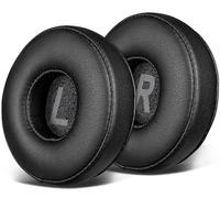 SOULWIT Cuscinetti Auricolari di Ricambio per AKG N60/N60NC Wireless (non adatti a N60NC Wired) On-Ear Cuffie, Cuscinetti Auricolari con Schiuma ad Alta Densità per L'isolamento dal Rumore-Nero