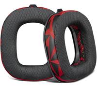 SOULWIT Cuscinetti Auricolari di Ricambio per Astro A50 Gen3 Cuffie (non adatti alle A50 Gen 4), Cuscinetti Auricolari con Tessuto a Rete Resistente e Schiuma Antirumore - Tempesta Rossa