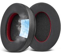 SOULWIT Cuscinetti Auricolari di Ricambio per Corsair HS35 V1/V2 Cuffie Stereo da Gioco, Cuscinetti Auricolari con Schiuma Antirumore, Spessore Aggiunto - HS35 CG Nero