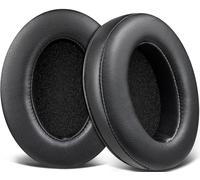 SOULWIT Cuscinetti Auricolari di Ricambio per HyperX Cloud I/II/III/Pro/Flight/Alpha, ATH M50X/M40X, SteelSeries Arctis 3/5/7/9X/Pro, Sony MDR 7506/V6, Turtle Beach Stealth 420X/600 (Nero)