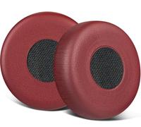 SOULWIT Cuscinetti Auricolari Di Ricambio Per Jabra Evolve 65/40/30/20, Per Evolve 65UC 65MS/40UC 40MS/ 30US 30MS 30II/20SE 20UC 20MS Cuffia, Cuscinetti Con Morbida Pelle Proteica-Borgogna