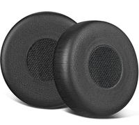 SOULWIT Cuscinetti Auricolari Di Ricambio Per Jabra Evolve 65/40/30/20, Per Evolve 65UC 65MS/40UC 40MS/ 30US 30MS 30II/20SE 20UC 20MS Cuffia, Cuscinetti Con Morbida Pelle Proteica-Nero