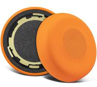 SOULWIT Cuscinetti Auricolari di Ricambio per Jabra Evolve 75 (75UC 75MS 75SE) Stereo Bluetooth Wireless Cuffie, Cuscinetti Auricolari con Schiuma ad alta Densità per I'isolamento dal Rumore