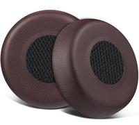 SOULWIT Cuscinetti Auricolari di Ricambio per Jabra Evolve 75 (75UC 75MS 75SE) Stereo Bluetooth Wireless Cuffie, Cuscinetti Auricolari con Schiuma ad alta Densità per I'isolamento dal Rumore - Caffè