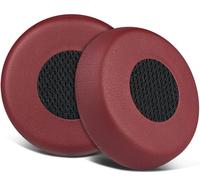 SOULWIT Cuscinetti Auricolari di Ricambio per Jabra Evolve 75 (75UC 75MS 75SE) Stereo Bluetooth Wireless Cuffie, Cuscinetti con Schiuma ad alta Densità per I'isolamento dal Rumore - Borgogna