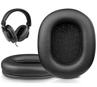 SOULWIT Cuscinetti Auricolari di Ricambio per M-Audio HDH40 Cuffie, Padiglioni Cuffie con Morbida Pelle Proteica e Schiuma ad Alta Densità - Nero