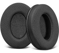 SOULWIT Cuscinetti auricolari di ricambio per Sennheiser HD202/HD202II/HD203/HD212/HD212-Pro/HD437/HD447/HD457/HD477/HD497/EH150/EH250/EH350/HD62-TV/HD65-TV, con tessuto resistente a trama calcistica