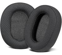 SOULWIT Cuscinetti Auricolari di Ricambio Per Sony Inzone H5 (Wh-G500) Cuffie Da Gioco Wireless, Cuscinetti Auricolari con Tessuto a Trama Calcistica, Schiuma di Isolamento Acustico