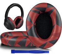 SOULWIT Cuscinetti Auricolari di Ricambio Professionali in Pelle Proteica per Sony WH-1000XM3 (WH1000XM3) Over-Ear Cuffie, Padiglioni Cuffie con Memory Foam ad Alta Densità per Isolamento del Rumore