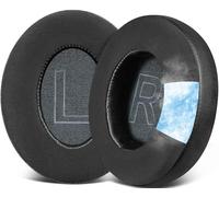 SOULWIT Cuscinetti auricolari in gel di raffreddamento di ricambio per Anker Soundcore Life 2 (non adatto a Life 2 Neo)/Q20/Q20+/Q20I/Q20BT, schiuma ad alta densità per l'isolamento dal rumore-Nero