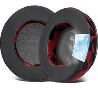 SOULWIT Cuscinetti auricolari in gel di raffreddamento di ricambio per OneOdio Pro-10/Pro-30/Pro-50/Studio HiFi/Studio Pro-C Y80B/Monitor 60,con schiuma ad alta densità, tessuto di seta ghiacciata