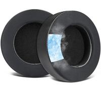 SOULWIT Cuscinetti Auricolari in Gel Raffreddamento Ricambio per Corsair Virtuoso Pro Cuffie, Cuscinetti Auricolari con Tessuto a Rete Durevole, Schiuma Antirumore ad Alta Densità - Nero