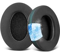 SOULWIT Cuscinetti Auricolari in Gel Refrigerante per Razer Barracuda/Barracuda X/Barracuda X Chroma (non adatti a Barracuda Pro), Padiglioni Cuffie con Schiuma Antirumore, Tessuto Seta Ghiaccio