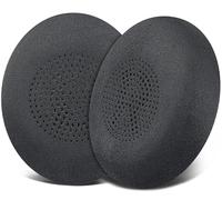 SOULWIT Cuscinetti Auricolari in Micro Scamosciato Ricambio per Jabra Evolve2 65 (Evolve 2 65MS 65UC MS UC)/Evolve2 40 (40UC 40MS USB)/Elite 45h Cuffie Senza Fili On-Ear - Nero