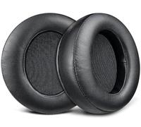 SOULWIT Cuscinetti Auricolari in Pella di Agnello per Denon AH-D2000/D5000/D5200/D7000/D7200/D9200, Fostex TH-600/610/900/T40RP/T50RP/T60RP, Massdrop TH-X00/TR-X00, Final Sonorous III/VI - Negro