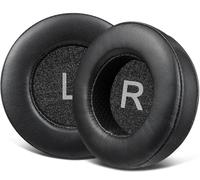 SOULWIT Cuscinetti Auricolari in Pelle Agnello Ricambio per AKG Pro Audio K52 K72 K92 M220 K240 K241 K242 K271 K272 K340 K550 K551 K553 S MKII MK2, Padiglioni Cuffie con Schiuma Antirumore - Nero