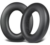 SOULWIT Cuscinetti Auricolari in Pelle Agnello Ricambio per Sennheiser HDB 630/Momentum 4/Momentum 5 Cuffie - Nero