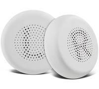 SOULWIT Cuscinetti auricolari per cuffie on-ear wireless JLab Go Lux ANC, cuscini sostitutivi in morbida pelle proteica e schiuma memory ad alta densità - Bianco
