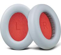 SOULWIT Cuscinetti auricolari professionali di ricambio per 1MORE SonoFlow/SonoFlow SE/SonoFlow Pro cuffie, cuscinetti auricolari in morbida pelle proteica, schiuma di isolamento acustico-Grigio