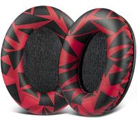 SOULWIT Cuscinetti Auricolari Ricambio per HyperX Cloud 1/2/3/Pro/Core/Flight/Flight S/Stinger/Stinger S, CloudX Stinger/Stinger Core/Flight Cuffie
