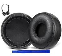 SOULWIT Cuscinetti Auricolari Ricambio per Jabra Engage 55/65/75 (Versione Stereo) (Non adatto a Engage 50, Engage 55/65/75 Versione Mono) Cuffie, Padiglioni con Schiuma ad Alta Densità - Stereo Nero