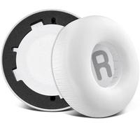 SOULWIT Cuscinetti Auricolari Ricambio per JBL Tune 600 (T600BTNC 600BTNC)/660 (T660NC 660NC)/670 (T670NC 670NC) Cuffie, Padiglioni in Morbida Pelle Proteica, Schiuma Isolante dal Rumore - Bianco