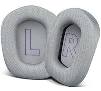 SOULWIT Cuscinetti Auricolari Ricambio per Logitech G733 G535 G335 Lightspeed Cuffie da gioco senza fili, Padiglioni Cuffie con tessuto a rete resistente,schiuma antirumore confortevole