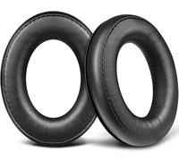 SOULWIT Cuscinetti Auricolari Ricambio per Sennheiser HD620S Cuffie, Padiglioni Cuffie con Pelle Proteica Più Morbida, Schiuma Ad Alta Densità, Spessore Aggiunto - Nero