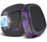 SOULWIT Cuscinetti Auricolari Rinfrescanti per Corsair Void - Viola Nero