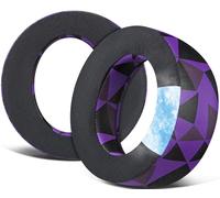 SOULWIT Cuscinetti di Gel Rinfrescante Ricambio per Sony per PlayStation PS5 Pulse Elite Wireless Cuffie, Cuscinetti Auricolari con Schiuma di Isolamento dal Rumore - Viola Nero