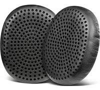 SOULWIT Cuscinetti di ricambio per Skullcandy Riff,Riff2 cablate/wireless cuffie,cuscinetti auricolari con pelle più morbida,schiuma di isolamento acustico-Nero