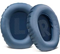 SOULWIT Cuscinetti di Ricambio Professionali per JBL Quantum 100/100X/100P/100M2 (Q100/Q100X/Q100P/Q100M2), Quantum 350 (Q350) Cuffie, Padiglioni Auricolari con Schiuma ad Alta Densità, Pelle Proteica