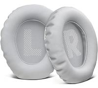 SOULWIT Cuscinetti di Ricambio Professionali per JBL Quantum 100/100X/100P/100M2 (Q100/Q100X/Q100P/Q100M2), Quantum 350 (Q350) Cuffie, Padiglioni Auricolari con Schiuma ad Alta Densità, Pelle Proteica
