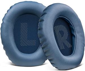 SOULWIT Cuscinetti di Ricambio Professionali per JBL Quantum 100/100X/100P/100M2 (Q100/Q100X/Q100P/Q100M2), Quantum 350 (Q350) Cuffie, Padiglioni Auricolari con Schiuma ad Alta Densità, Pelle Proteica