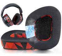 SOULWIT Cuscinetti Gel Raffreddamento Ricambio per Turtle Beach Stealth 600 Gen 2 USB/MAX, 600 Gen3 PC/PS/XB, 500 XB wireless cuffie,Cuscinetti con Schiuma di Isolamento Acustico