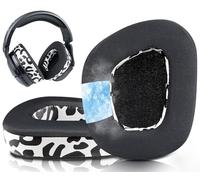 SOULWIT Cuscinetti Gel Raffreddamento Ricambio per Turtle Beach Stealth 600 Gen 2 USB/MAX, 600 Gen3 PC/PS/XB, 500 XB wireless cuffie,Cuscinetti con Schiuma di Isolamento Acustico