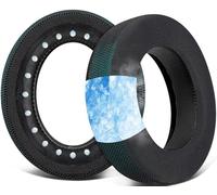SOULWIT Cuscinetti in Gel di Raffreddamento per Corsair HS70/Pro HS60/Pro HS50/Pro HS75 XB Cuffie, Cuscinetti Auricolari con Isolamento Acustico-Verde Scuro