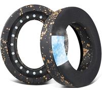 SOULWIT Cuscinetti in Gel di Raffreddamento per Corsair HS70/Pro HS60/Pro HS50/Pro HS75 XB Cuffie, Cuscinetti Auricolari con Isolamento Acustico-Oro Nero