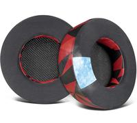 SOULWIT Cuscinetti in Gel Rinfrescante per Corsair Virtuoso RGB Wireless XT SE Cuffie da Gioco, Cuscinetti Auricolari con Schiuma di Isolamento del Rumore, Spessore Aggiunto-Rosso Tempesta