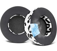 SOULWIT Cuscinetti in Gel Rinfrescante per Corsair Virtuoso RGB Wireless XT SE Cuffie da Gioco, Cuscinetti Auricolari con Schiuma di Isolamento del Rumore, Spessore Aggiunto-Leopardo Neve