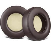 SOULWIT Cuscinetti in Pelle Proteica per Corsair Virtuoso RGB Wireless XT SE Cuffie da Gioco, Padiglioni Auricolari con Isolamento del Rumore Memory Foam, Spessore Aggiunto - Caffè Scuro