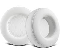 SOULWIT Cuscinetti in Pelle Proteica per Corsair Virtuoso RGB Wireless XT SE Cuffie da Gioco, Padiglioni Auricolari con Isolamento del Rumore Memory Foam, Spessore Aggiunto - Bianco
