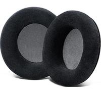 SOULWIT Cuscinetti per AKG Pro Audio K701, K702, Q701, Q702, K601, K612, K712 Cuffie, Cuscinetti Auricolari con Velluto più Morbido-Nero