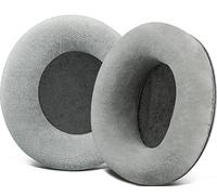 SOULWIT Cuscinetti per AKG Pro Audio K701, K702, Q701, Q702, K601, K612, K712 Cuffie, Cuscinetti Auricolari con Velluto più Morbido-Grigio